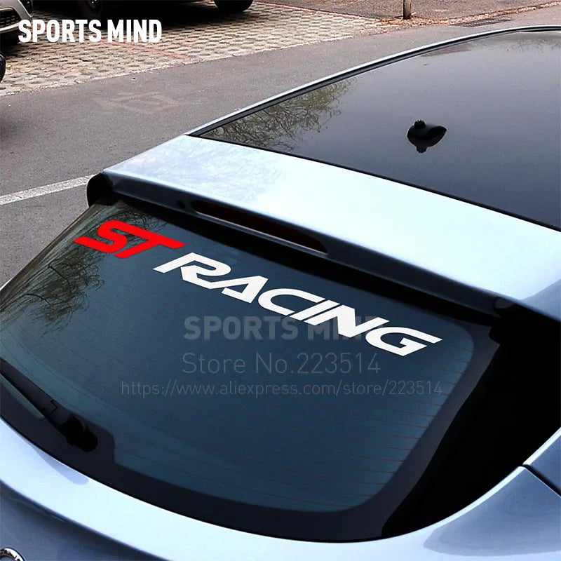 ST Racing Car Sticker — Motorsport Body Decal