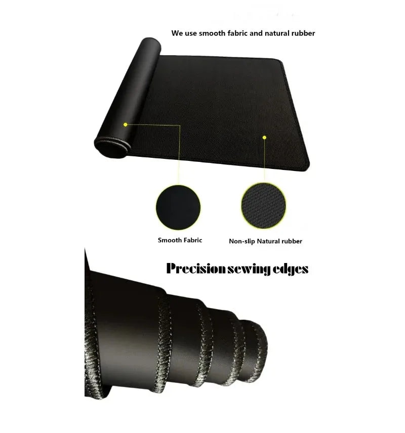 Sports Car Gaming Desk Mat — Stitched Edge Mouse Pad