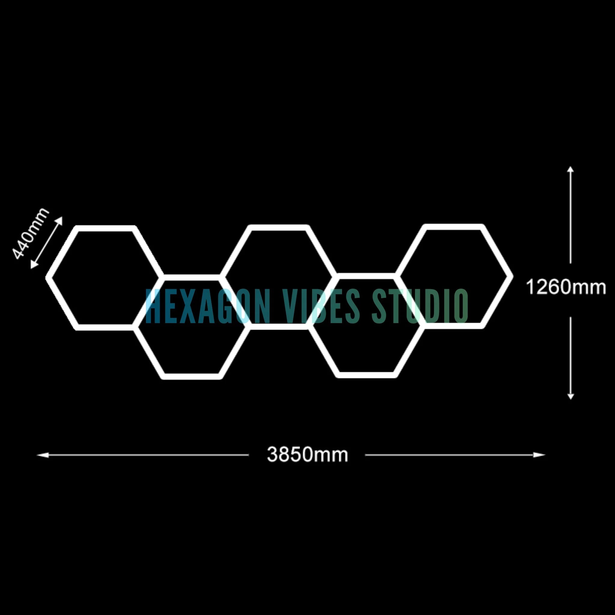 Honeycomb LED Tube Light — Garage & Workshop Ceiling Lamp