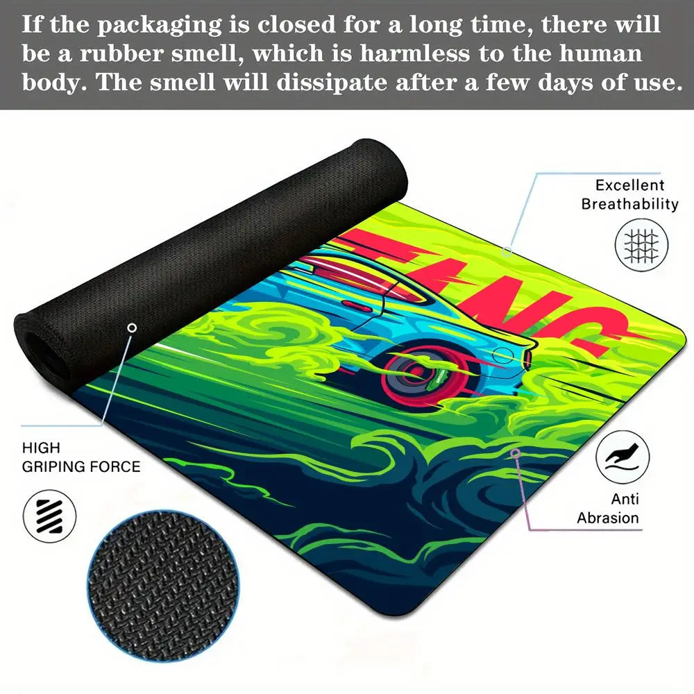 Sports Car Desk Mat — Racing Gaming Mouse Pad