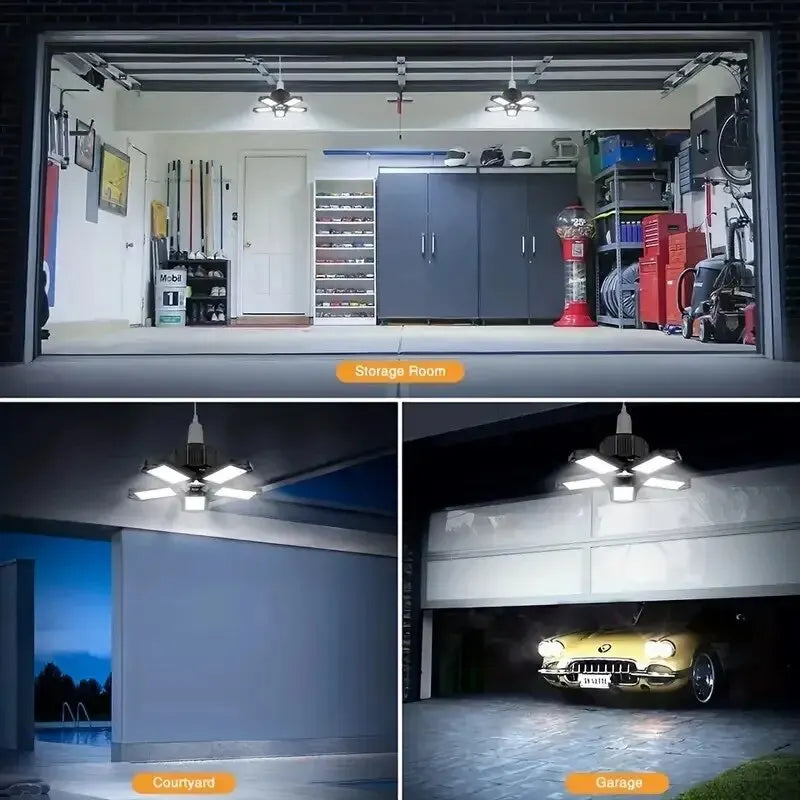 Super Bright LED Garage Bulb — 40W 60W 80W E27 Shop Light