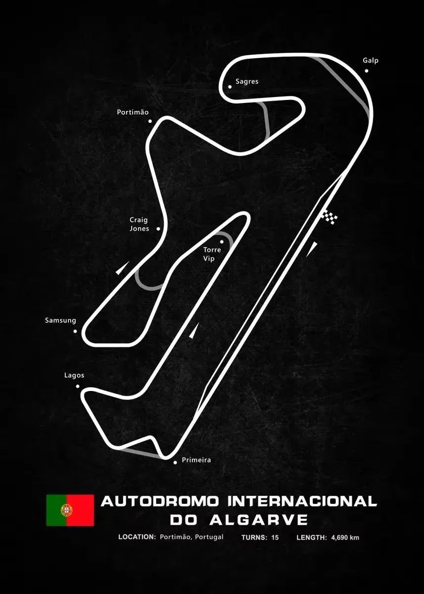 World Racing Circuits Canvas Poster — Nürburgring & Le Mans Wall Art