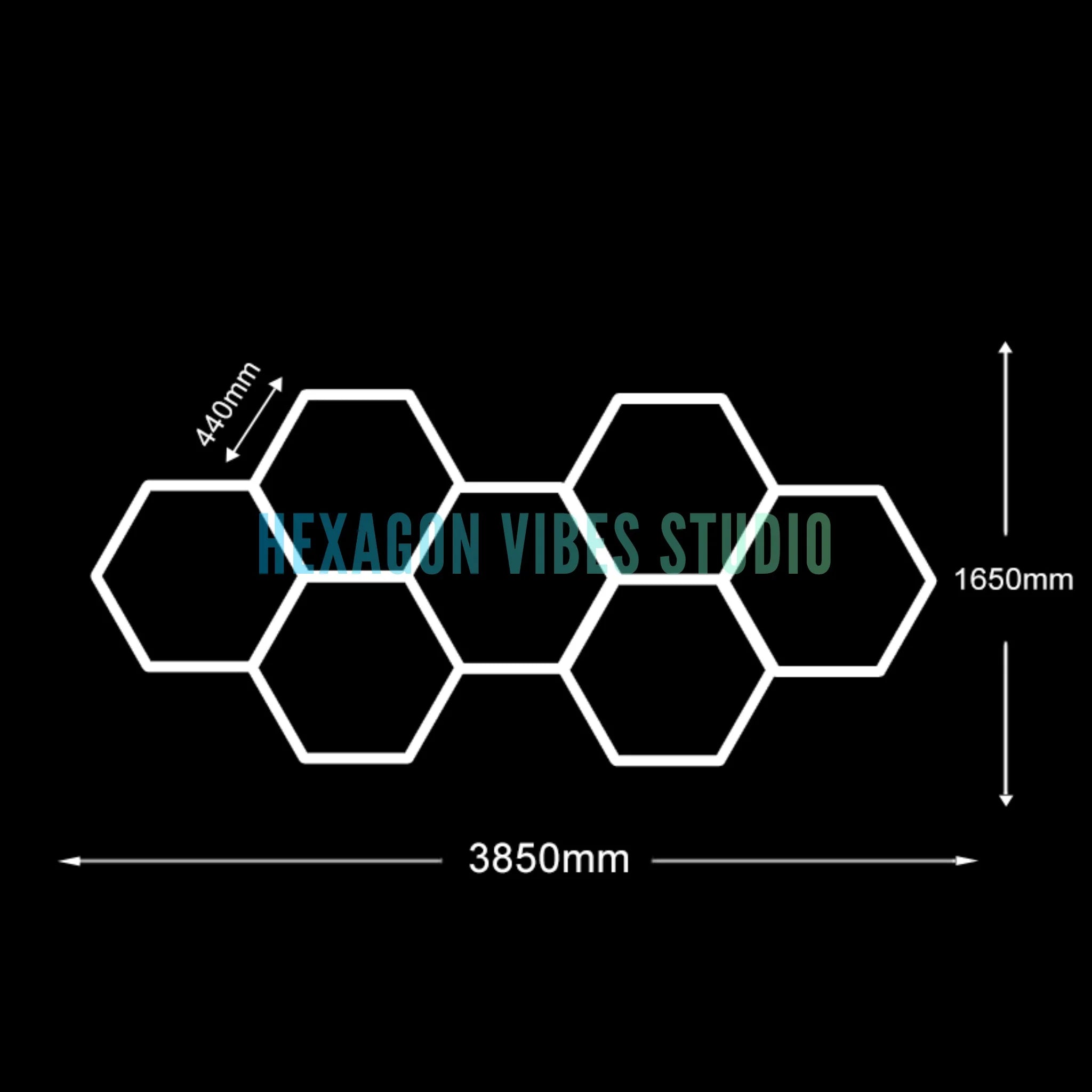 Honeycomb LED Tube Light — Garage & Workshop Ceiling Lamp