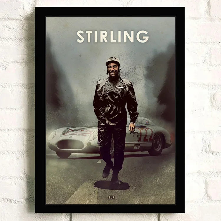 F1 Racing Car Canvas Poster — Motorsport Wall Art