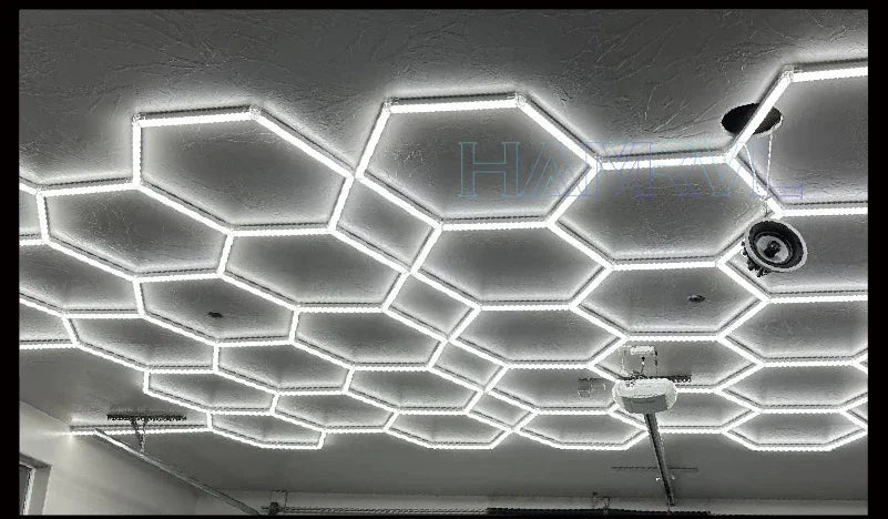 Hexagon Honeycomb LED Garage Light — 6W Ceiling Lamp