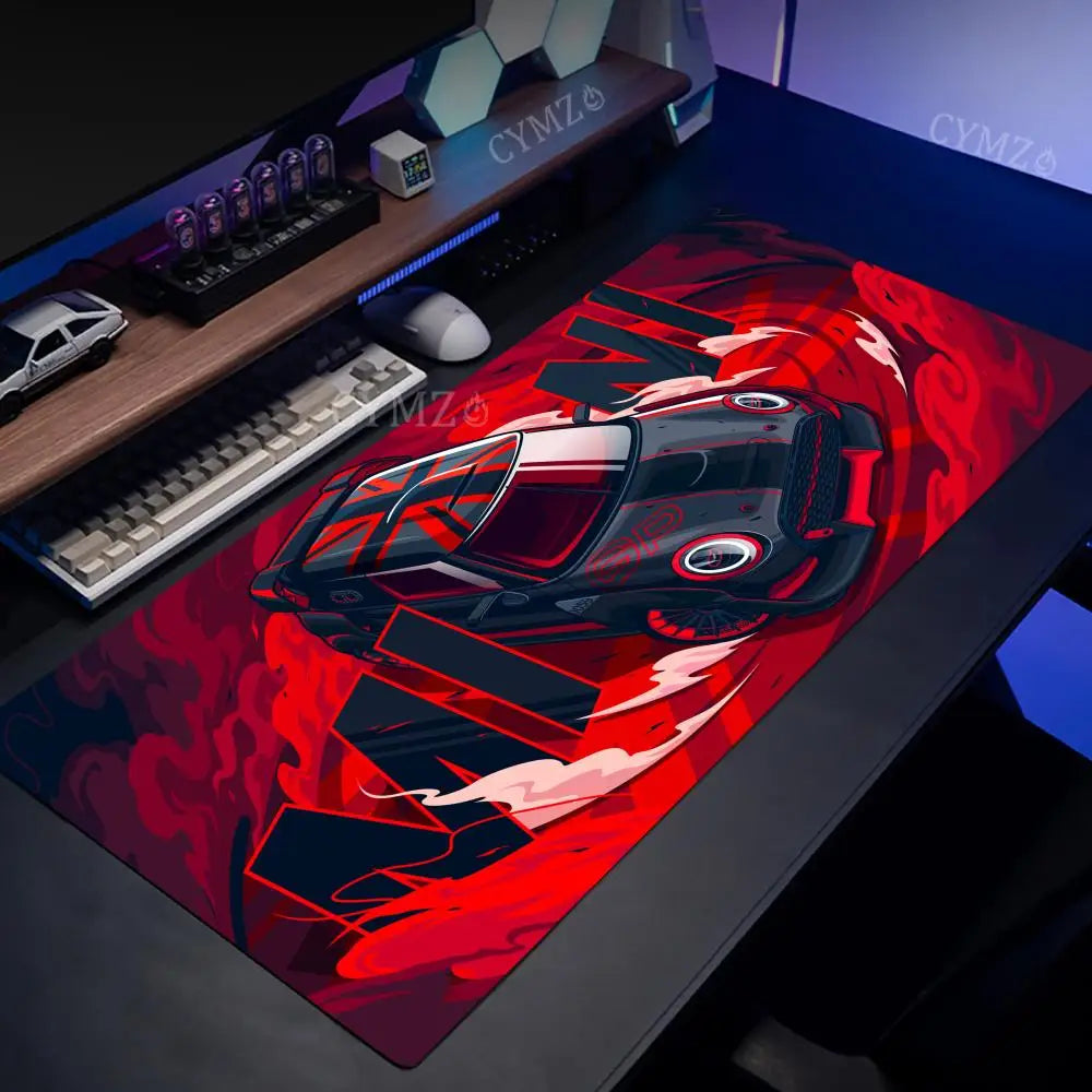 Sports Car Desk Mat — Racing Gaming Mouse Pad