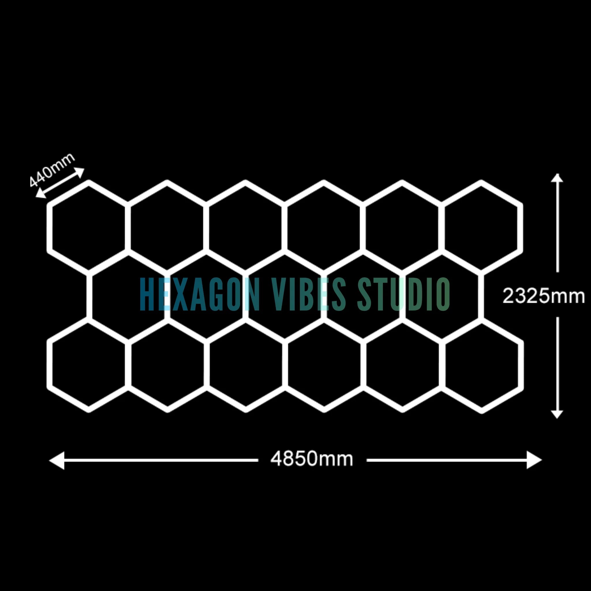 Honeycomb LED Tube Garage Light — Ceiling Strip Lamp