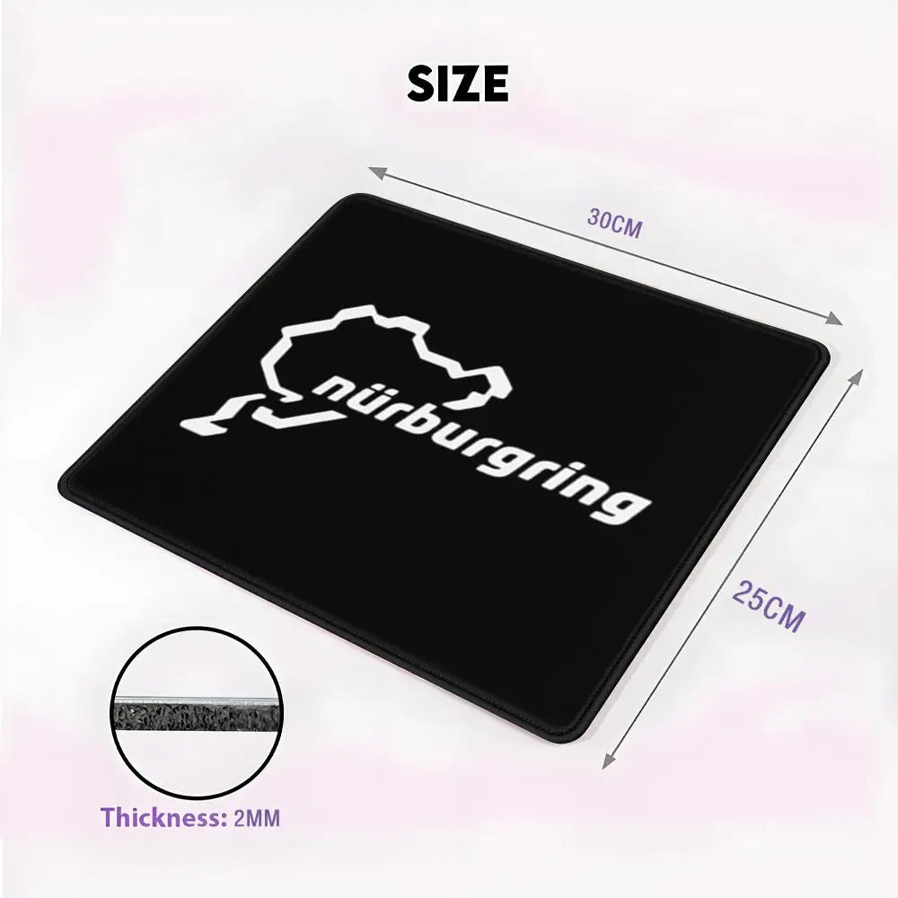 Nürburgring Desk Mat — Racing Track Gaming Mouse Pad