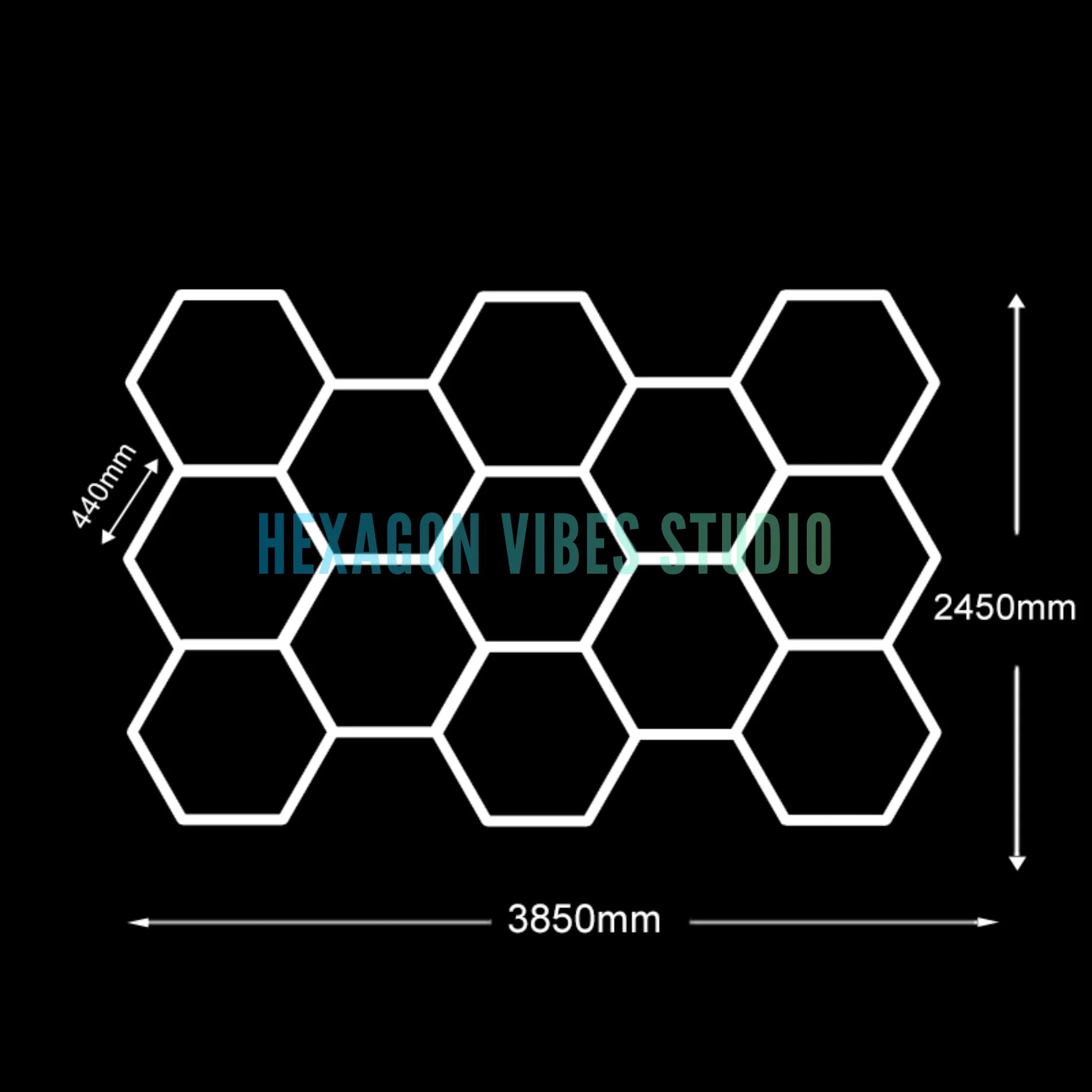 Honeycomb LED Tube Light — Garage & Workshop Ceiling Lamp