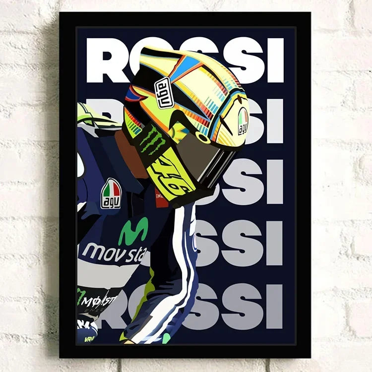 F1 Racing Car Canvas Poster — Motorsport Wall Art