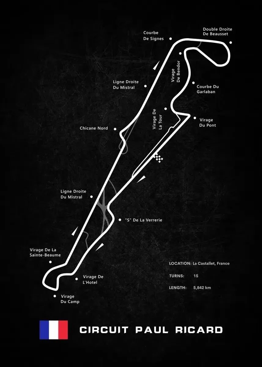 World Racing Circuits Canvas Poster — Nürburgring & Le Mans Wall Art