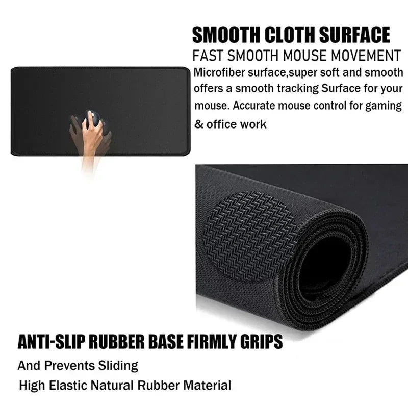 White Sports Car Extended Desk Mat — XL Gaming Mouse Pad