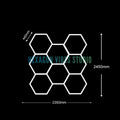 Honeycomb LED Tube Garage Light — Ceiling Strip Lamp