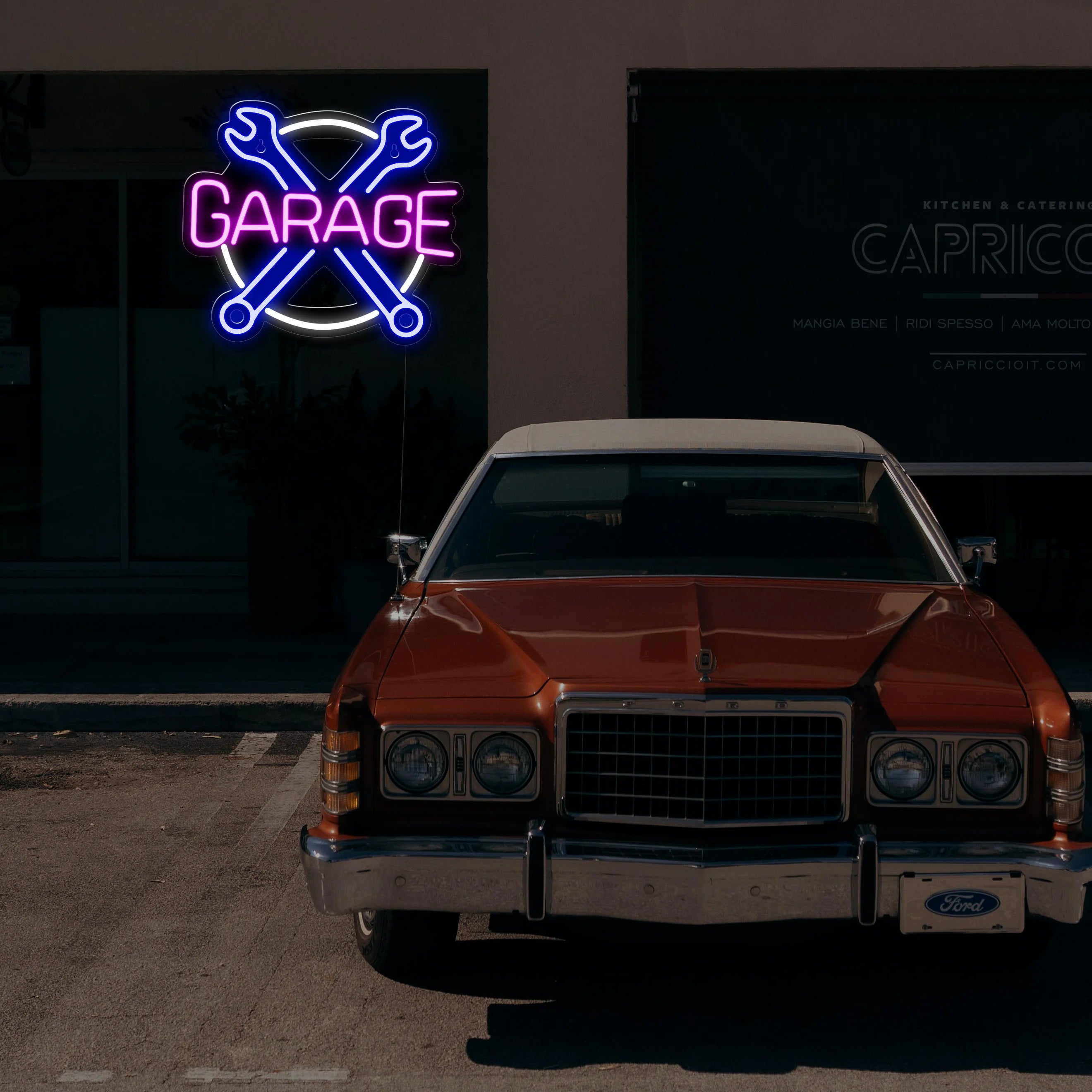 Garage Neon LED Sign — Car Workshop Wall Decor