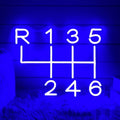 Gearbox Neon Sign — LED Speed Gear Garage Wall Light