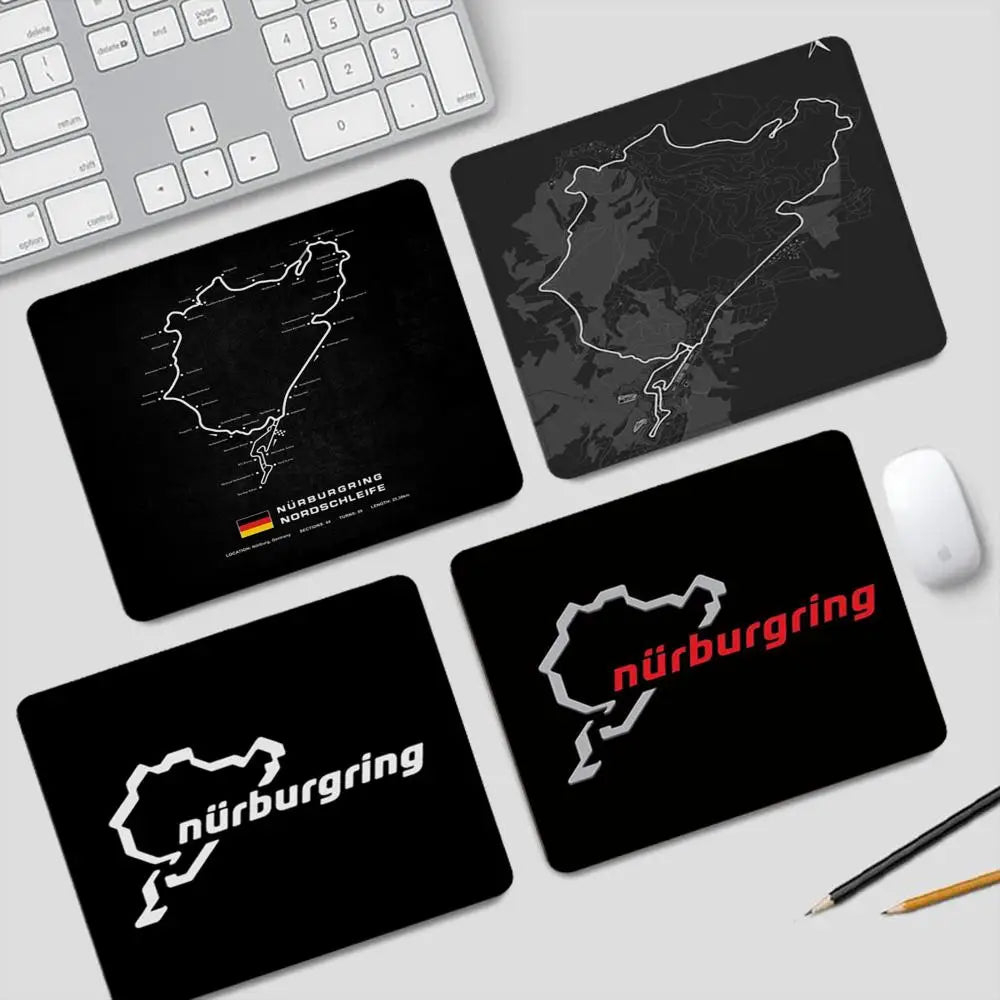 Nürburgring Desk Mat — Racing Track Gaming Mouse Pad