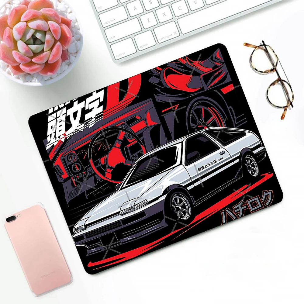 Sports Car Logo Desk Mat — Gaming Mouse Pad