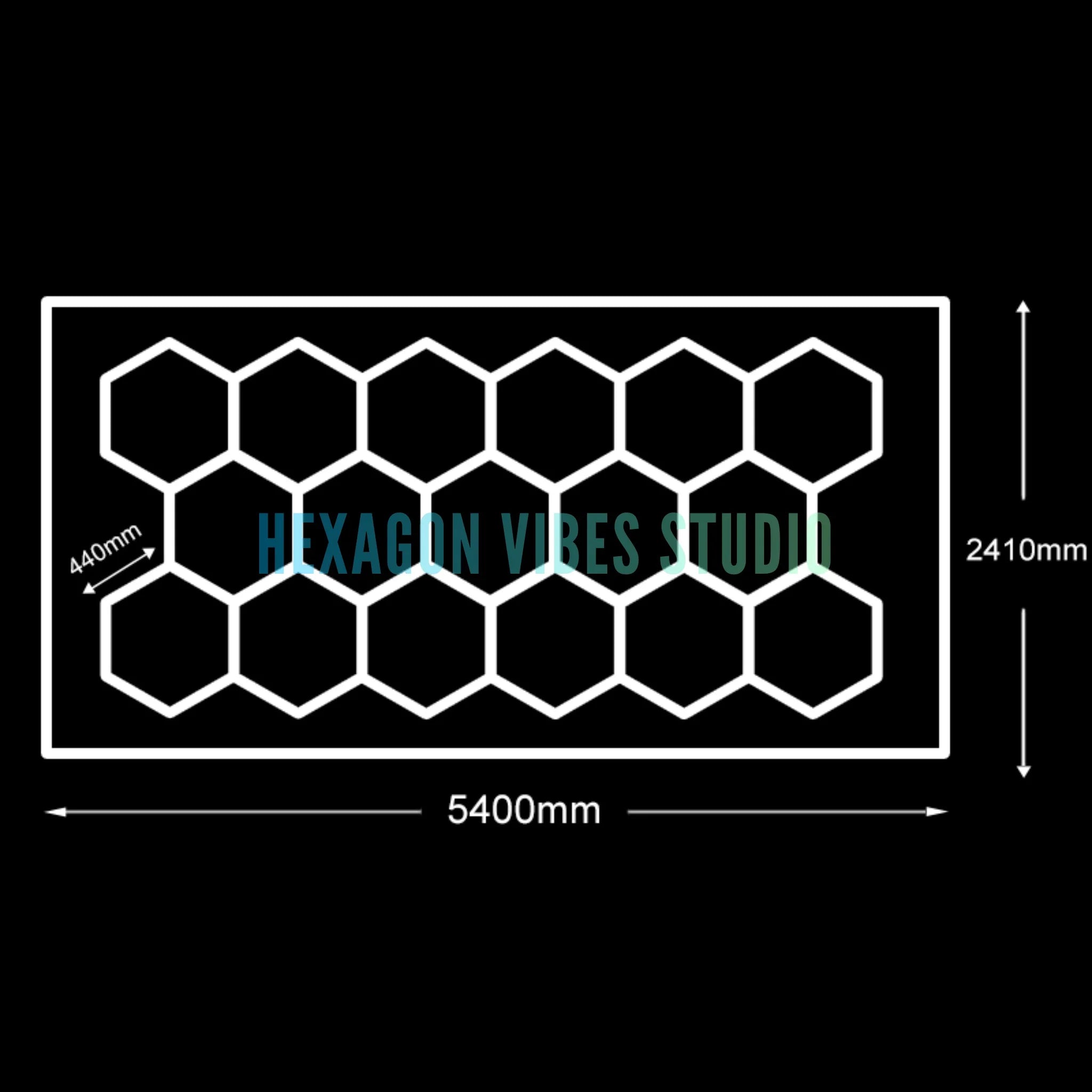 Honeycomb LED Tube Light — Garage & Workshop Ceiling Lamp