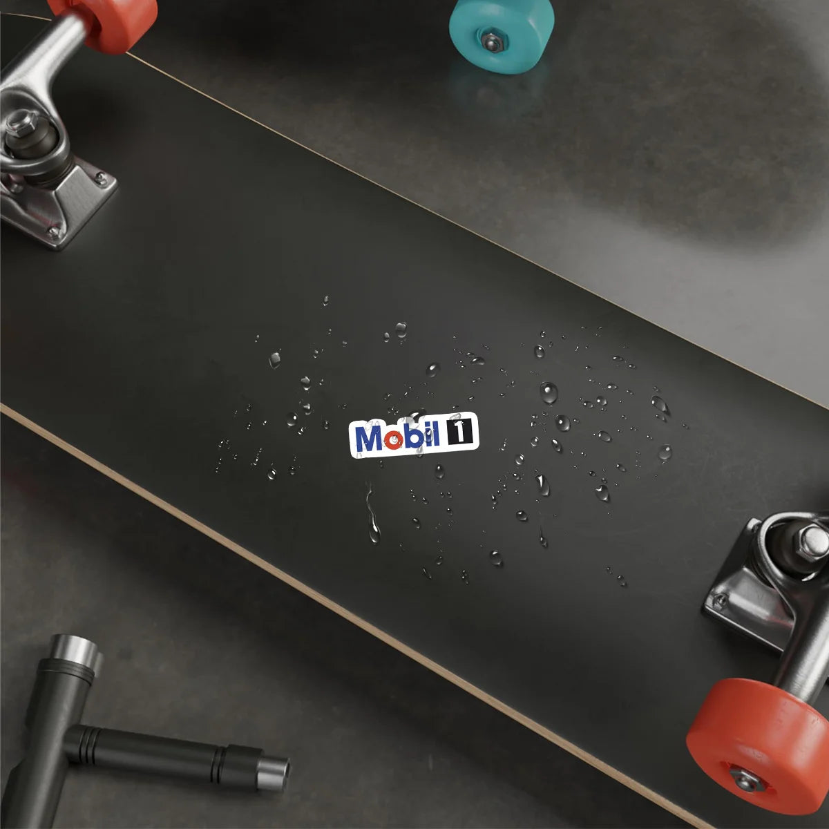Mobil 1 Racing Sticker Pack — 9 Pcs Waterproof Decals