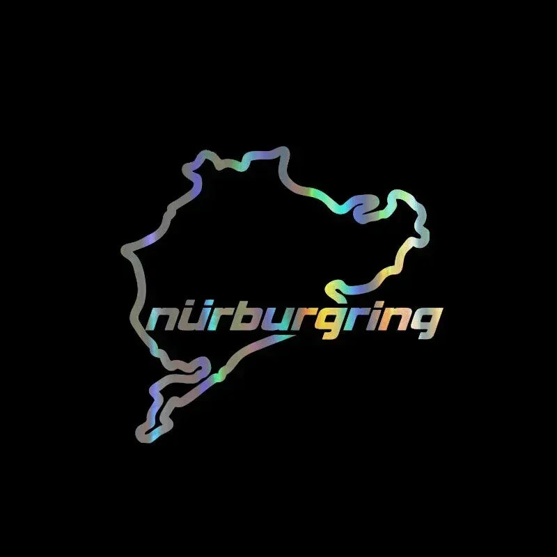 Nürburgring 3D Racing Sticker — Vinyl Car Decal