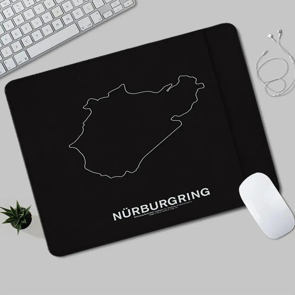 Nürburgring Desk Mat — Racing Track Gaming Mouse Pad