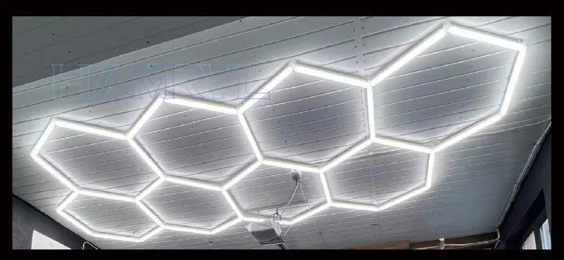 Hexagon Honeycomb LED Garage Light — 6W Ceiling Lamp