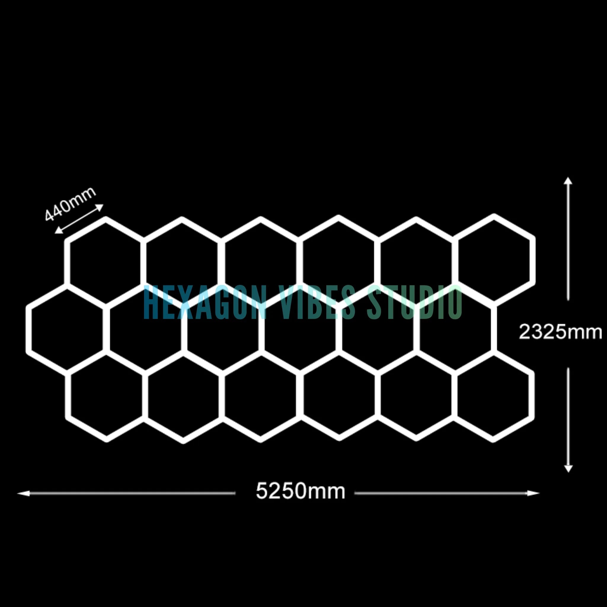 Honeycomb LED Tube Garage Light — Ceiling Strip Lamp