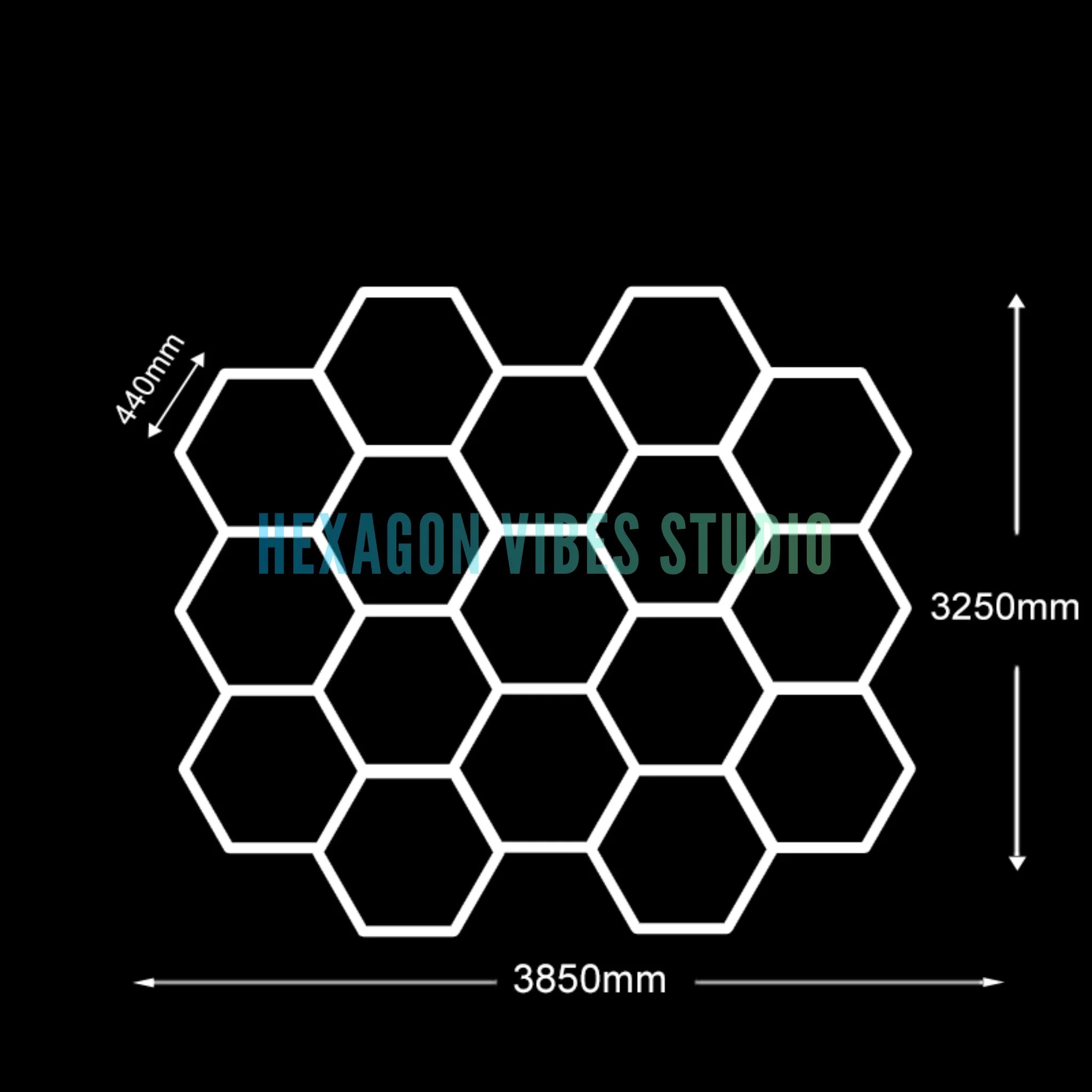 Honeycomb LED Tube Light — Garage & Workshop Ceiling Lamp
