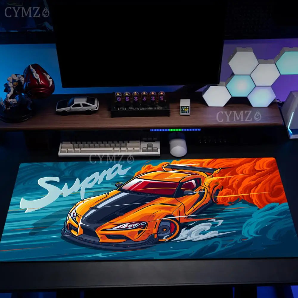 Sports Car Desk Mat — Racing Gaming Mouse Pad