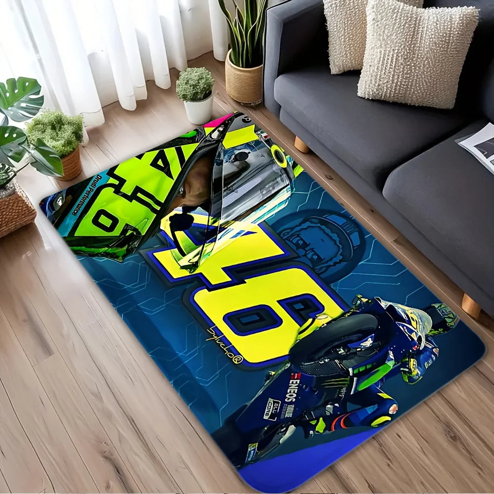 Racing Grid Rug — Motorsport Room Mat