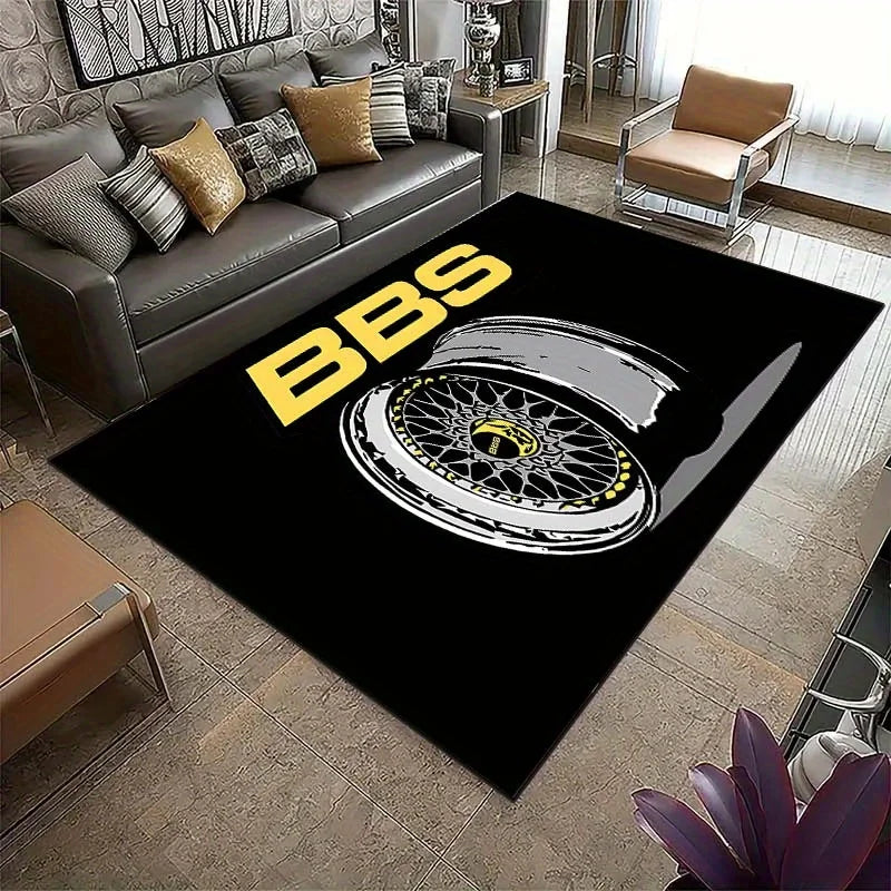 Racing Grid Rug — Motorsport Room Mat