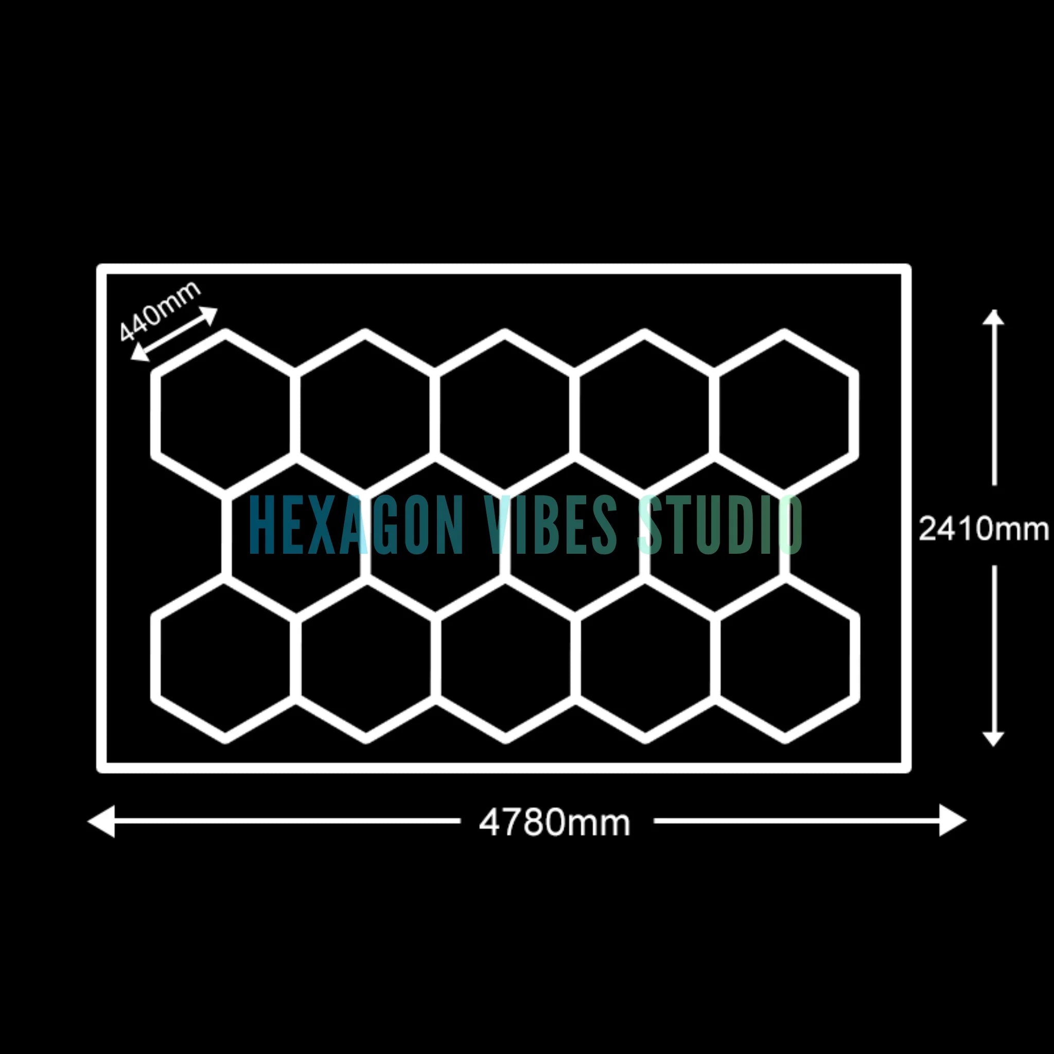 Honeycomb LED Tube Light — Garage & Workshop Ceiling Lamp