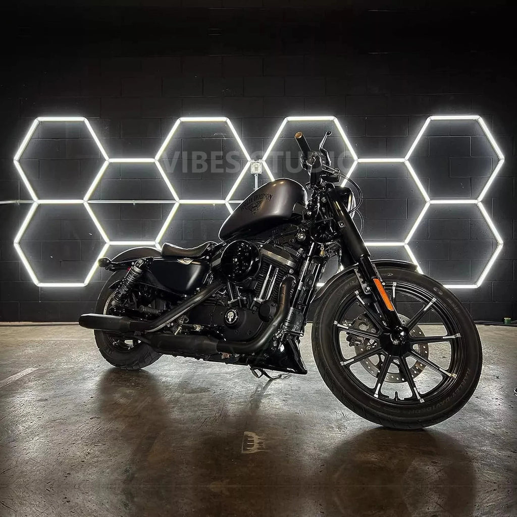 Honeycomb LED Tube Light — Garage & Workshop Ceiling Lamp