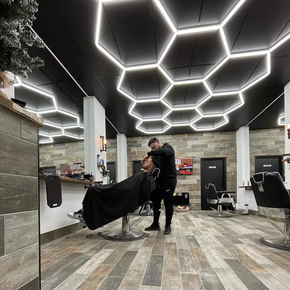 Honeycomb LED Tube Garage Light — Ceiling Strip Lamp