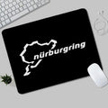 Nürburgring Desk Mat — Racing Track Gaming Mouse Pad