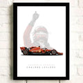 F1 Racing Car Canvas Poster — Motorsport Wall Art