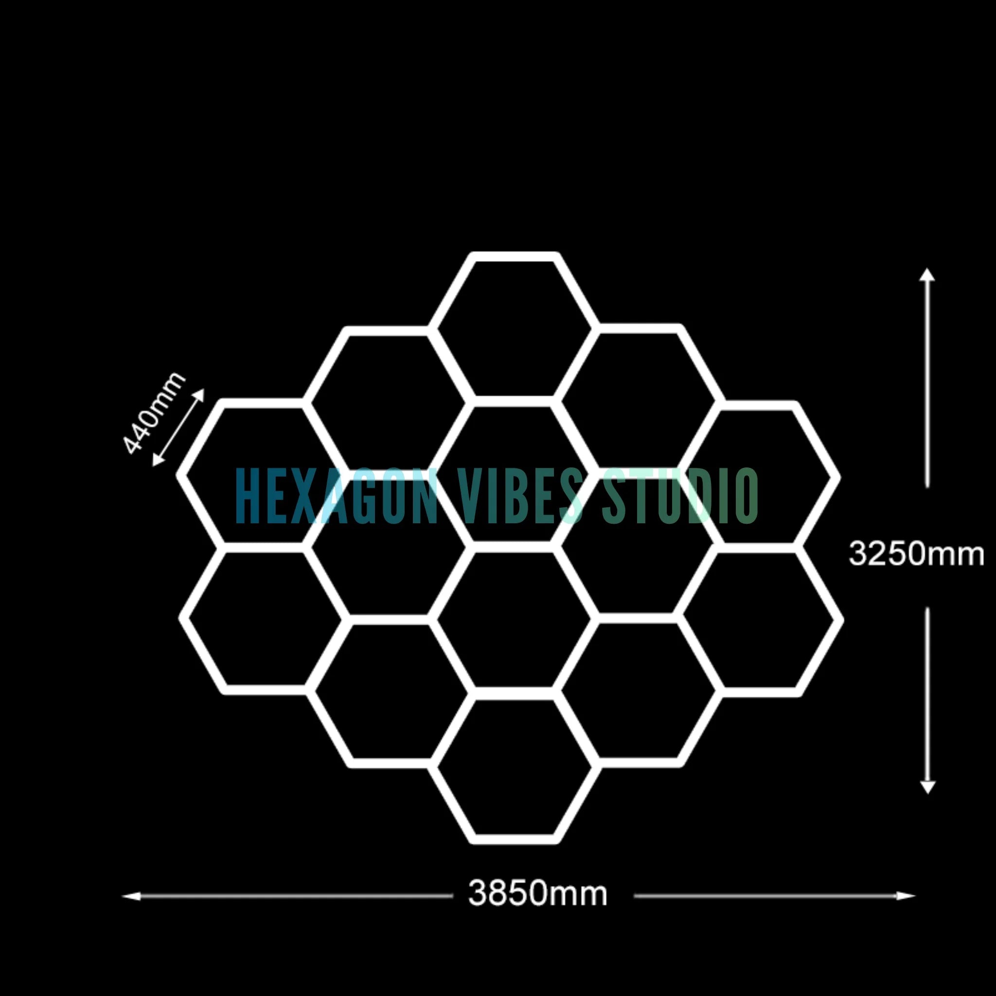 Honeycomb LED Tube Garage Light — Ceiling Strip Lamp