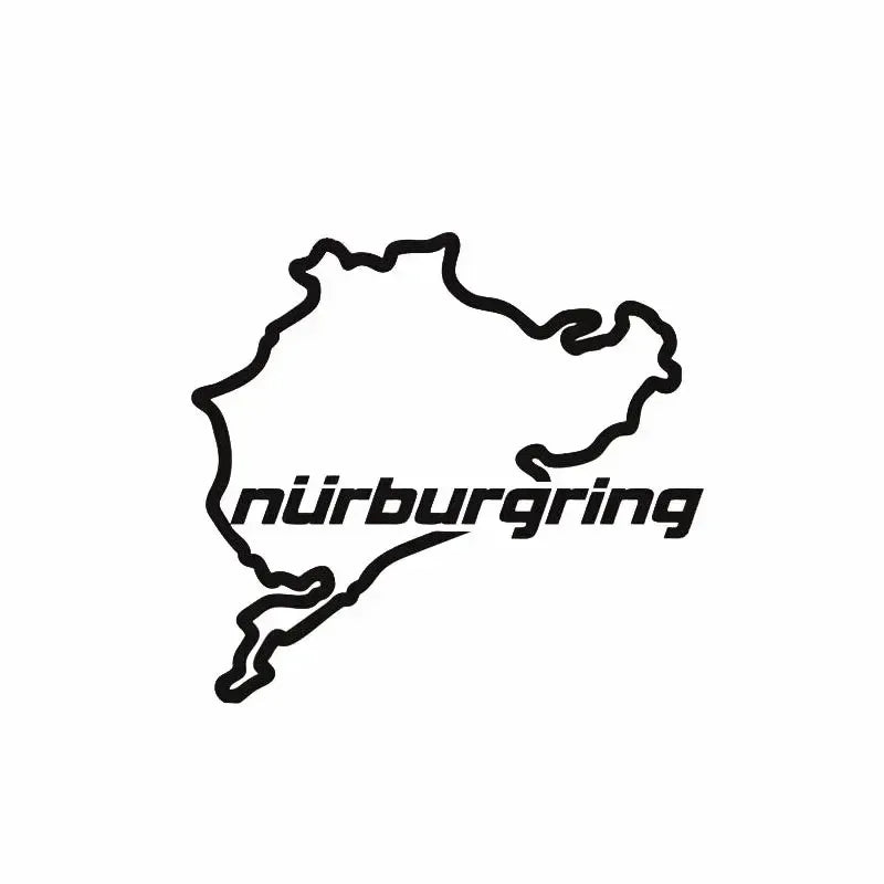 Nürburgring 3D Racing Sticker — Vinyl Car Decal