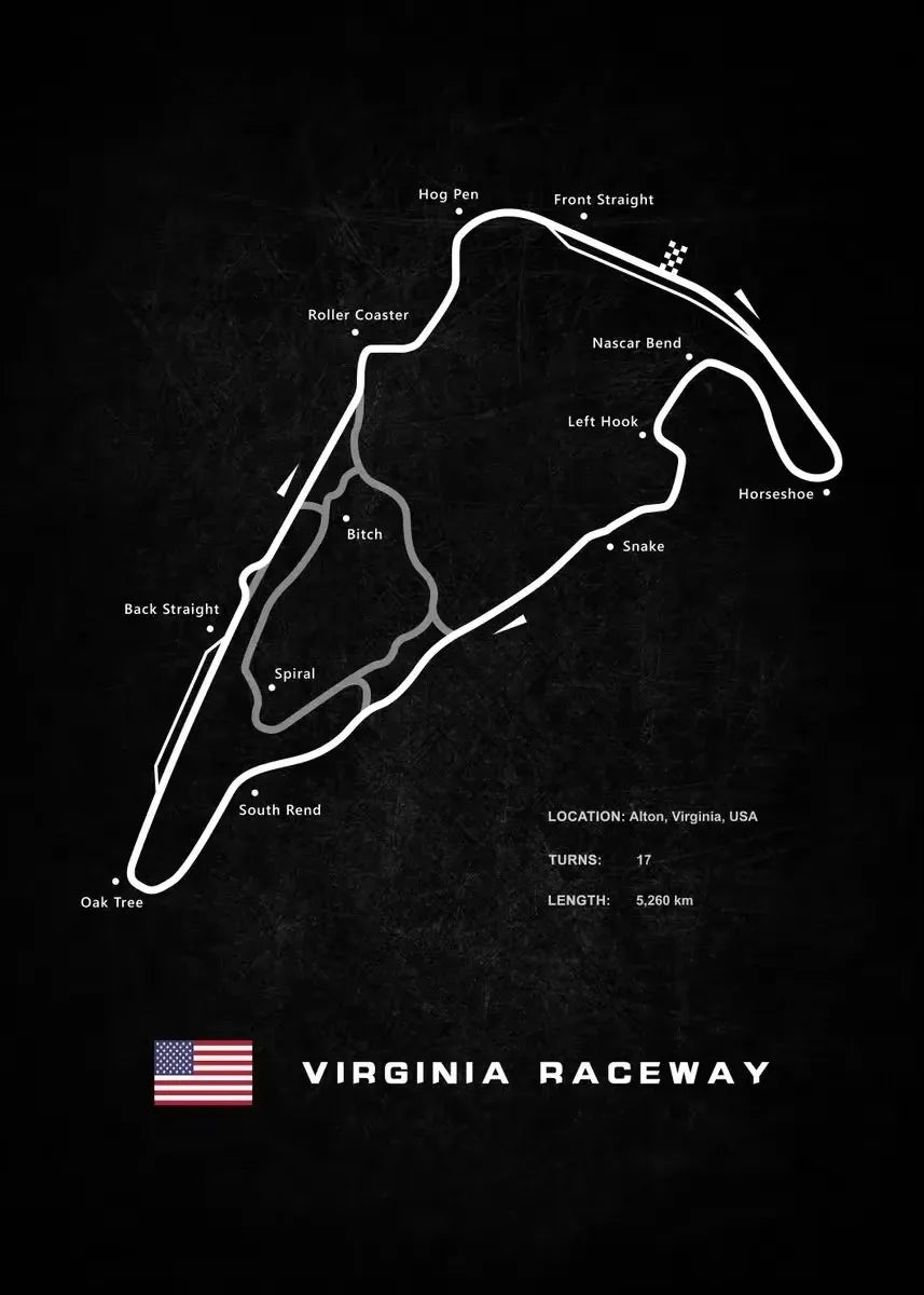 World Racing Circuits Canvas Poster — Nürburgring & Le Mans Wall Art