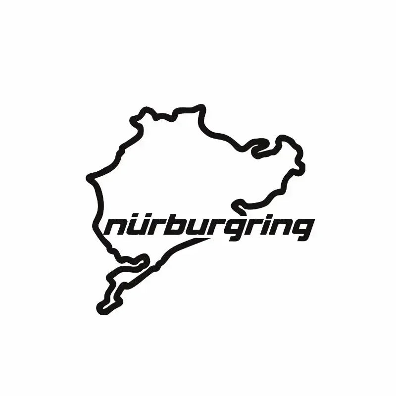 Nürburgring 3D Racing Sticker — Vinyl Car Decal