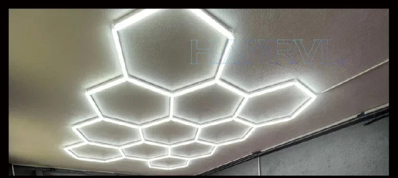 Hexagon Honeycomb LED Garage Light — 6W Ceiling Lamp