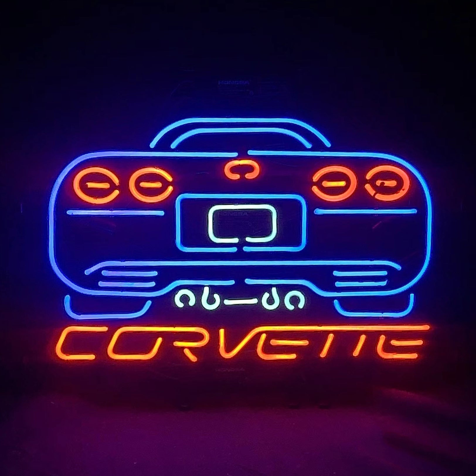 Corvette Neon Sign — Garage & Room Wall Light