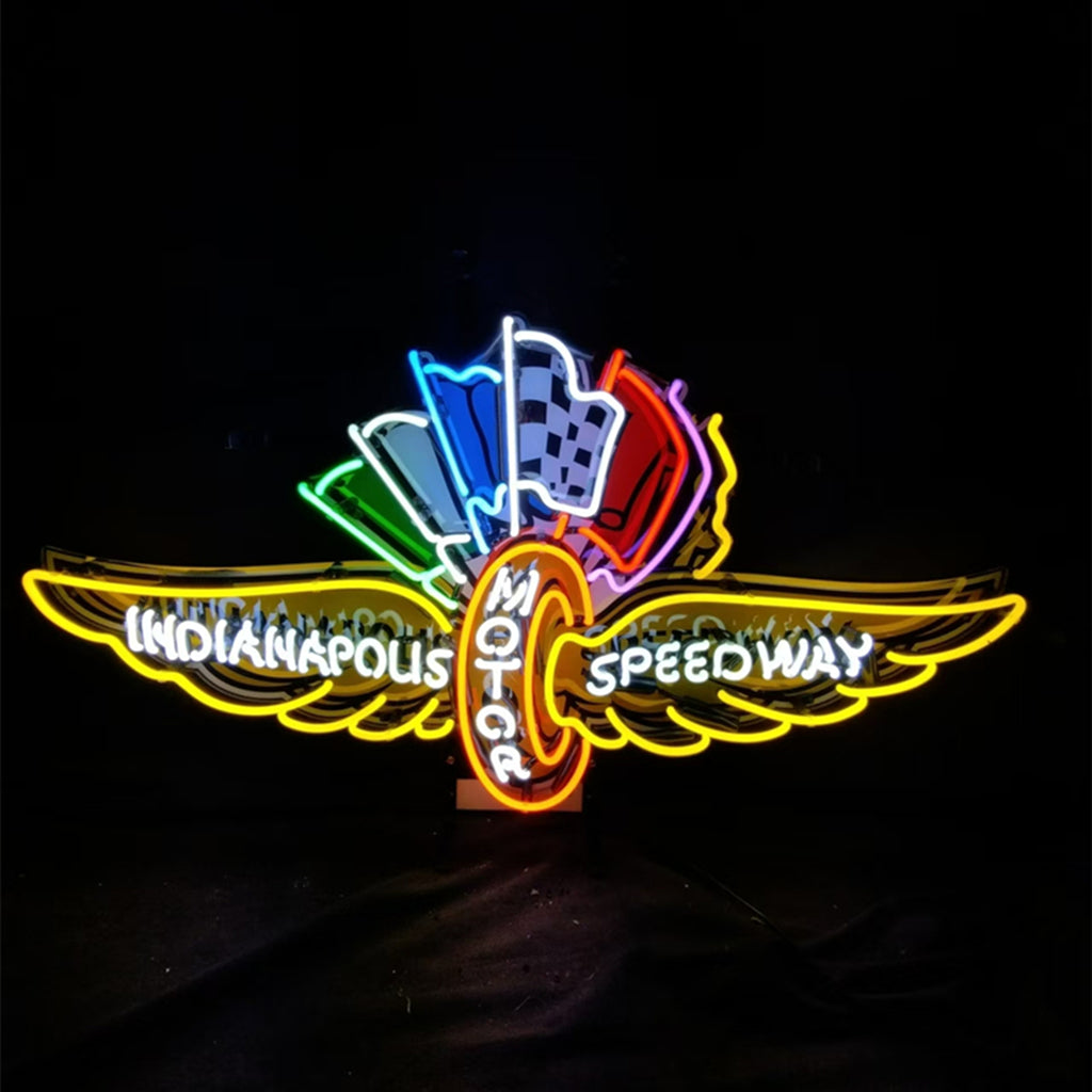 Indianapolis Motor Speedway Neon Sign — Racing Wall Light