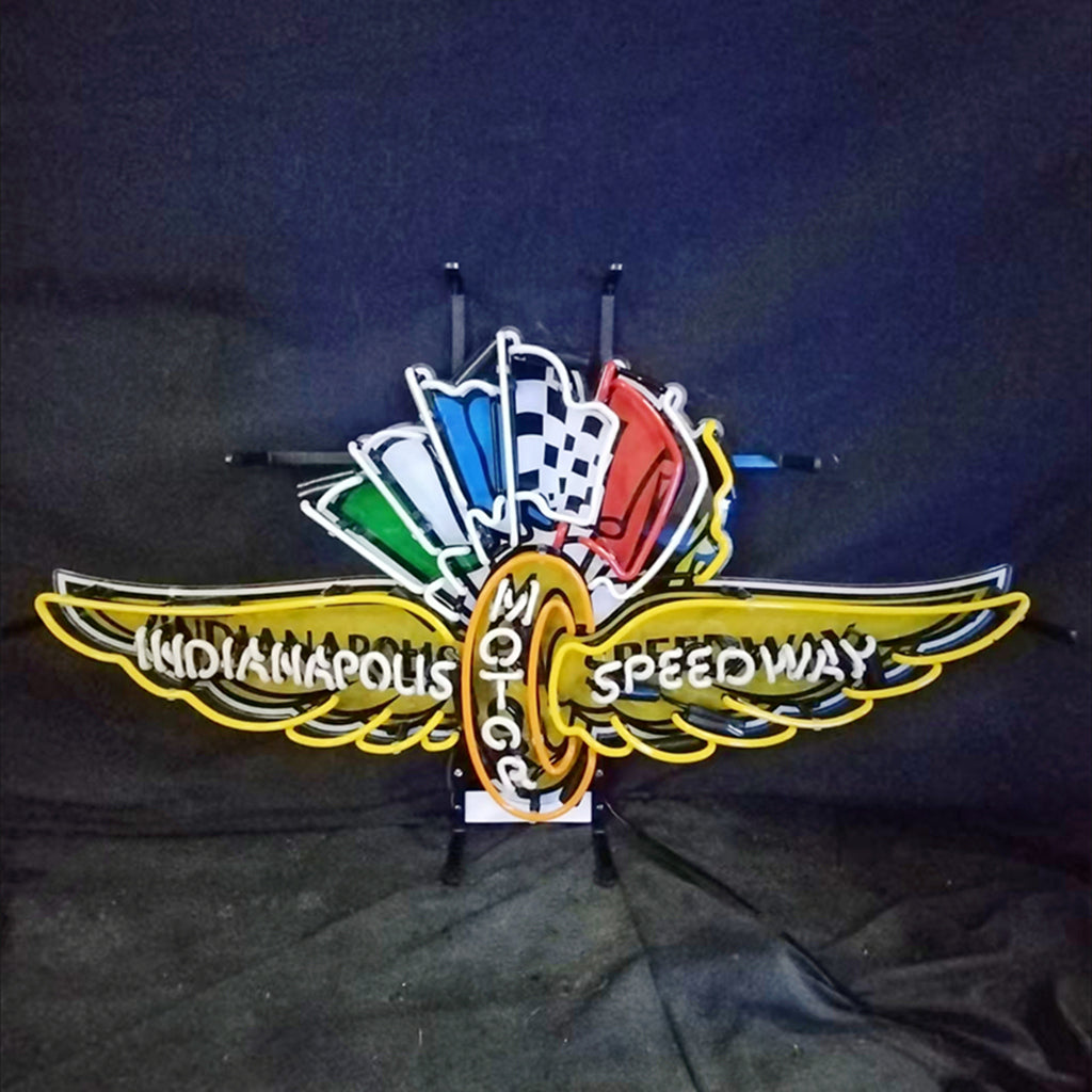Indianapolis Motor Speedway Neon Sign — Racing Wall Light