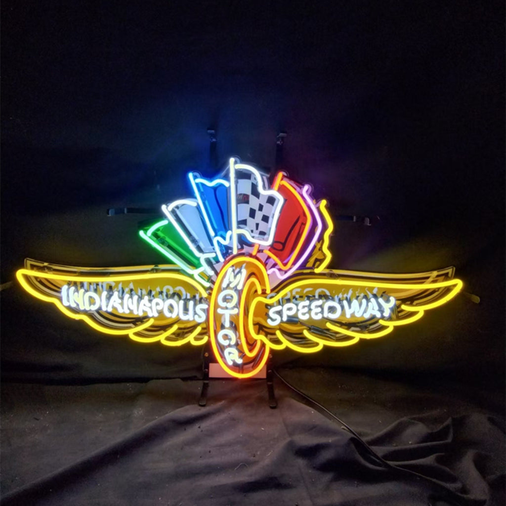 Indianapolis Motor Speedway Neon Sign — Racing Wall Light