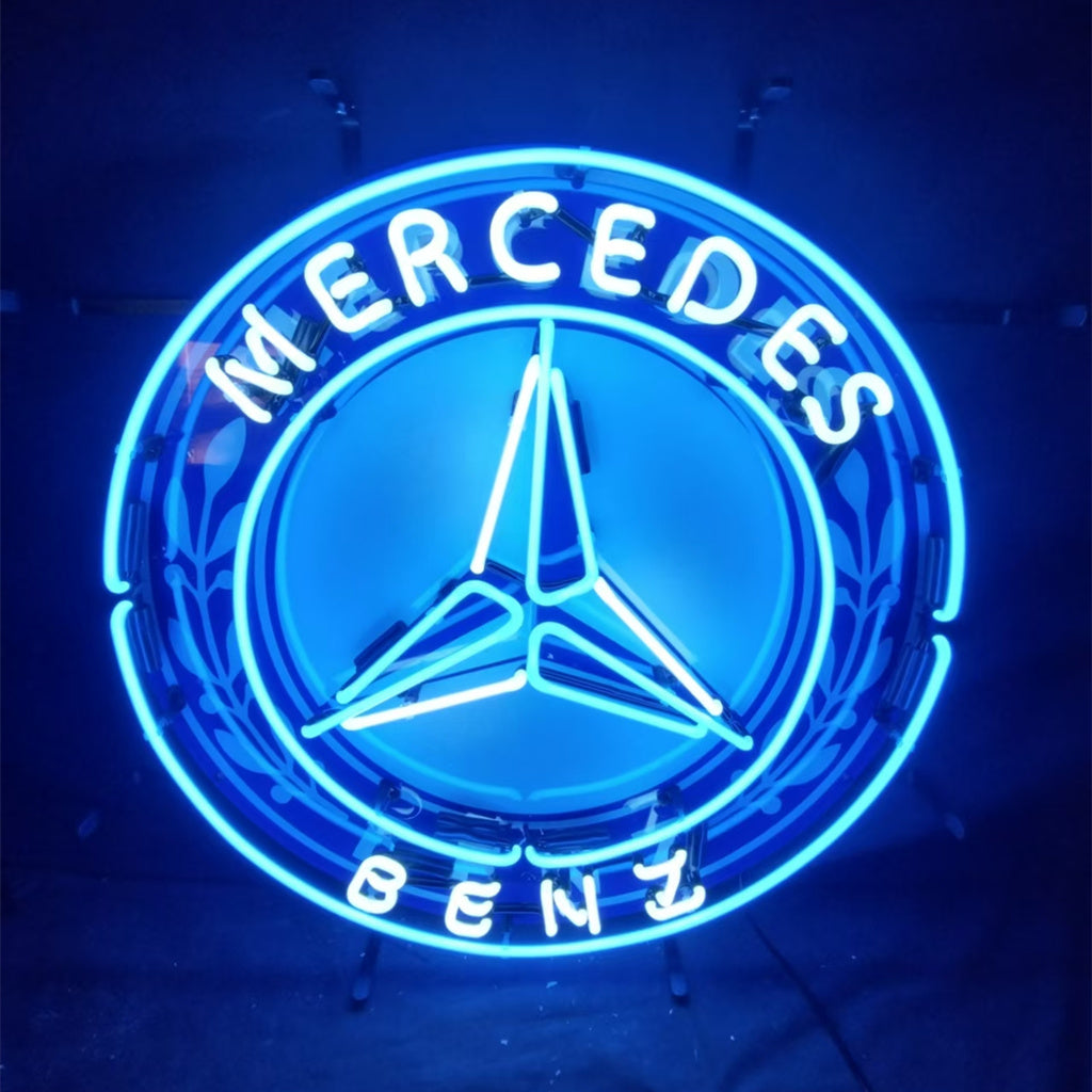 Mercedes-Benz Neon Sign — Garage & Room Wall Light