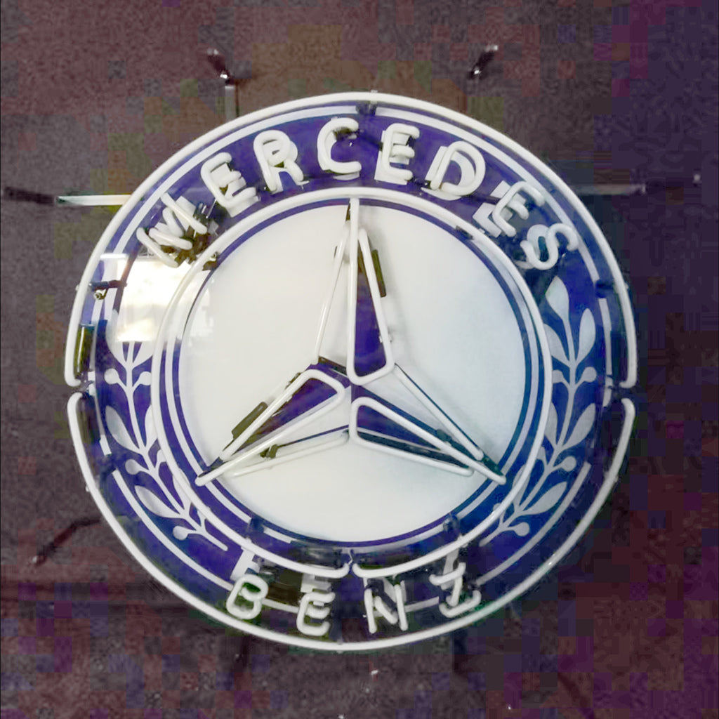 Mercedes-Benz Neon Sign — Garage & Room Wall Light