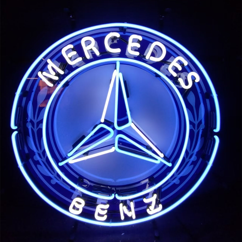 Mercedes-Benz Neon Sign — Garage & Room Wall Light