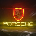 Porsche Neon Sign — Garage & Room Wall Light