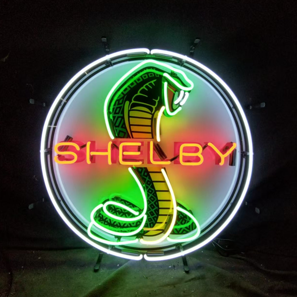 Shelby Cobra Neon Sign — Garage & Room Wall Light